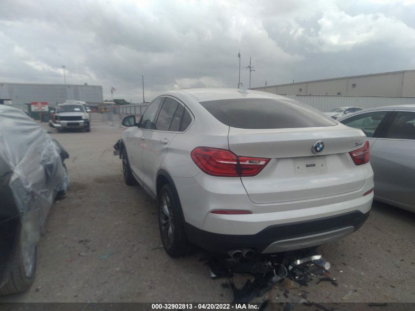 2016 BMW X4 XDRIVE28I 5UXXW3C50G0R21634