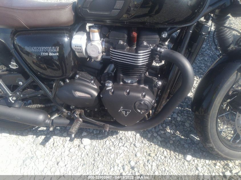 2020 TRIUMPH MOTORCYCLE BONNEVILLE T120/BLACK/BUD EKINS SMTD40HL8LTAB0962