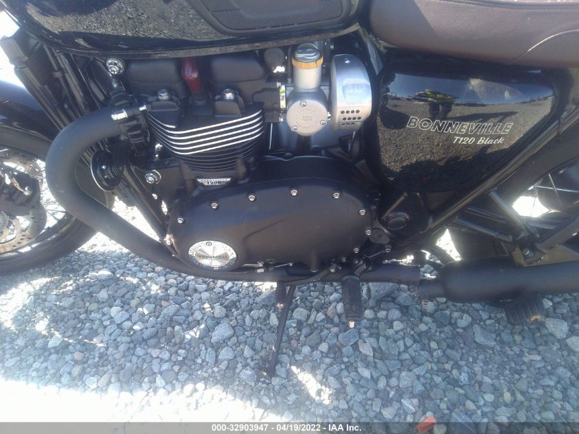 2020 TRIUMPH MOTORCYCLE BONNEVILLE T120/BLACK/BUD EKINS SMTD40HL8LTAB0962