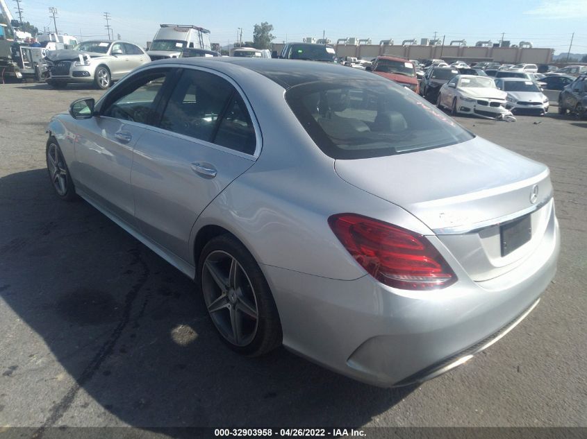 2015 MERCEDES-BENZ C-CLASS C 300 55SWF4KB5FU028531