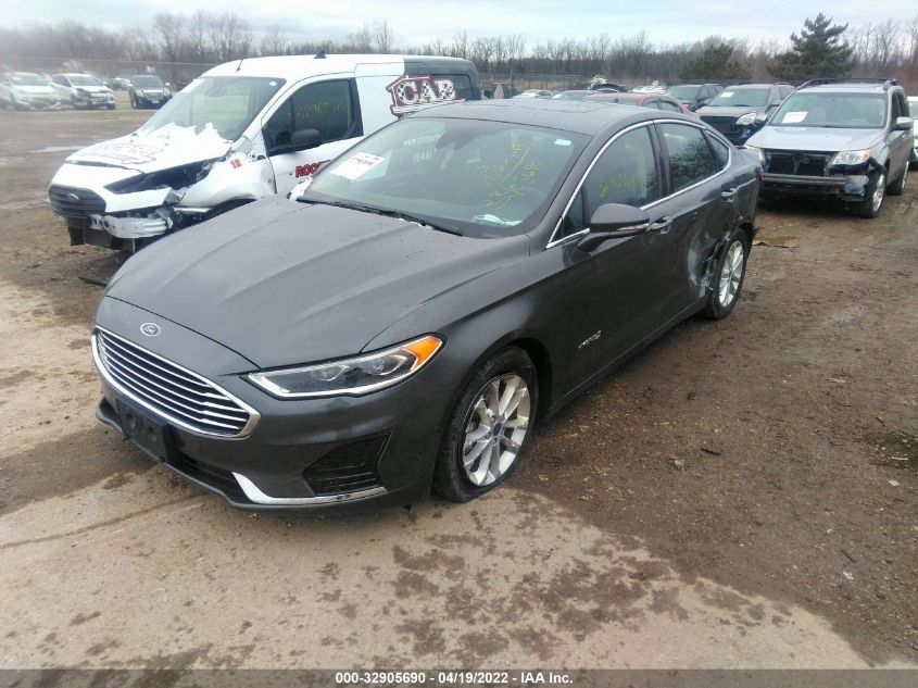 2019 FORD FUSION HYBRID SEL 3FA6P0MU8KR195325