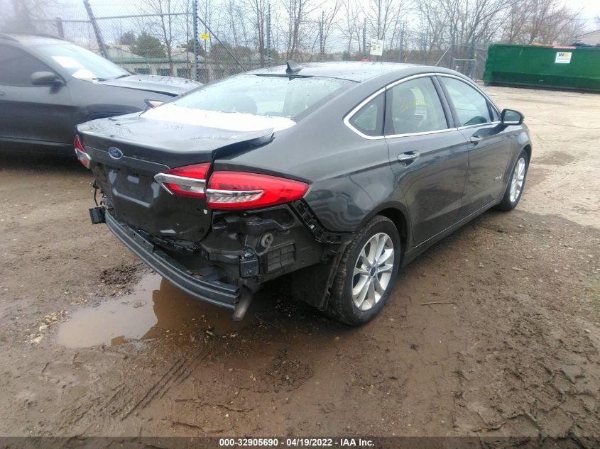 2019 FORD FUSION HYBRID SEL 3FA6P0MU8KR195325