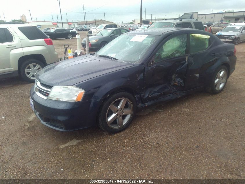 2013 DODGE AVENGER SE 1C3CDZABXDN628196