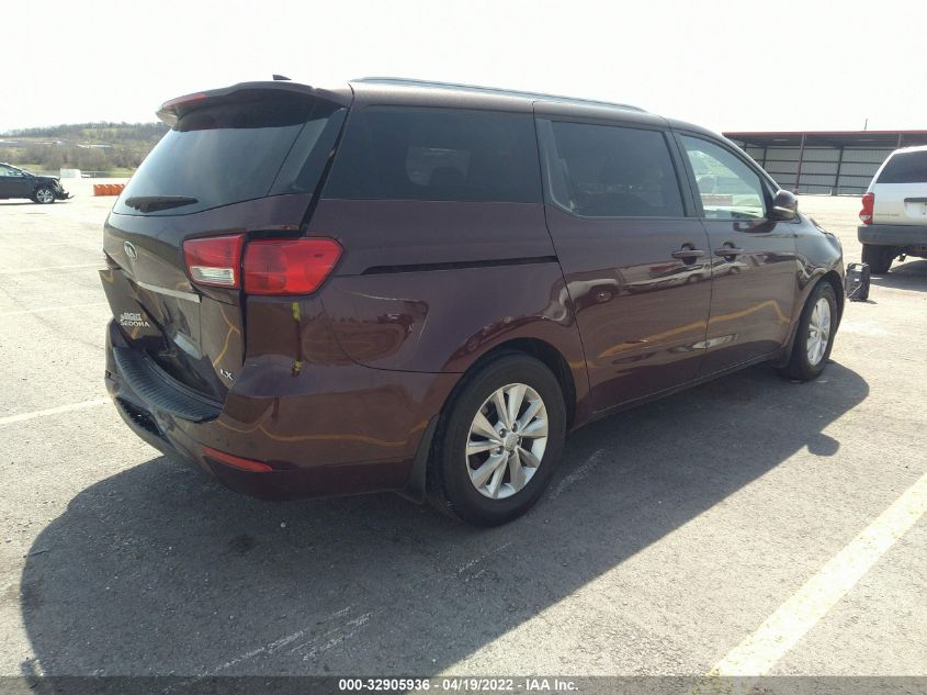 2016 KIA SEDONA LX KNDMB5C15G6192844