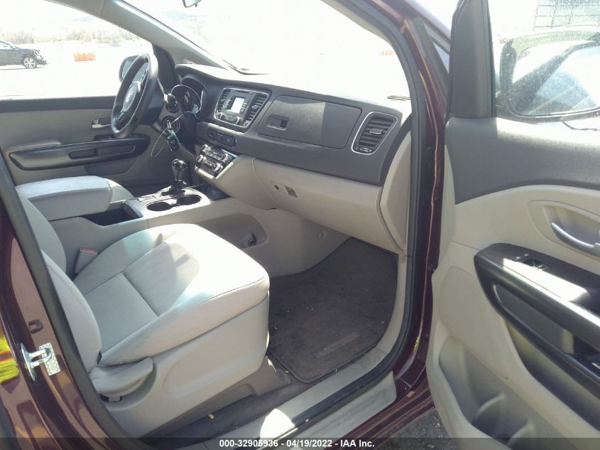 2016 KIA SEDONA LX KNDMB5C15G6192844