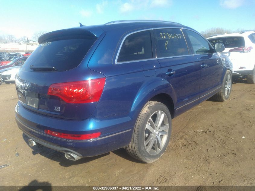 2015 AUDI Q7 3.0L TDI PREMIUM PLUS WA1LMAFEXFD030712