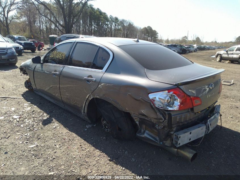 2013 INFINITI G37 SEDAN X JN1CV6ARXDM751199