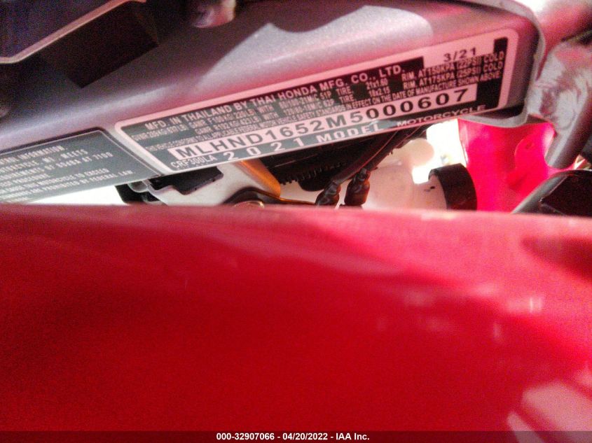 2021 HONDA CRF300 LA MLHND1652M5000607