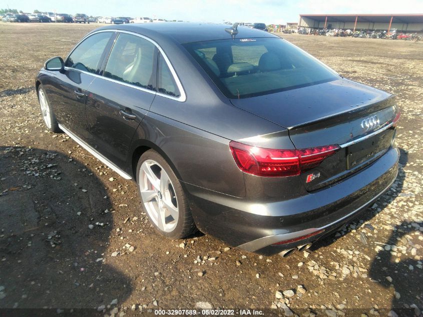 2020 AUDI S4 PREMIUM PLUS WAUB4AF47LA065324