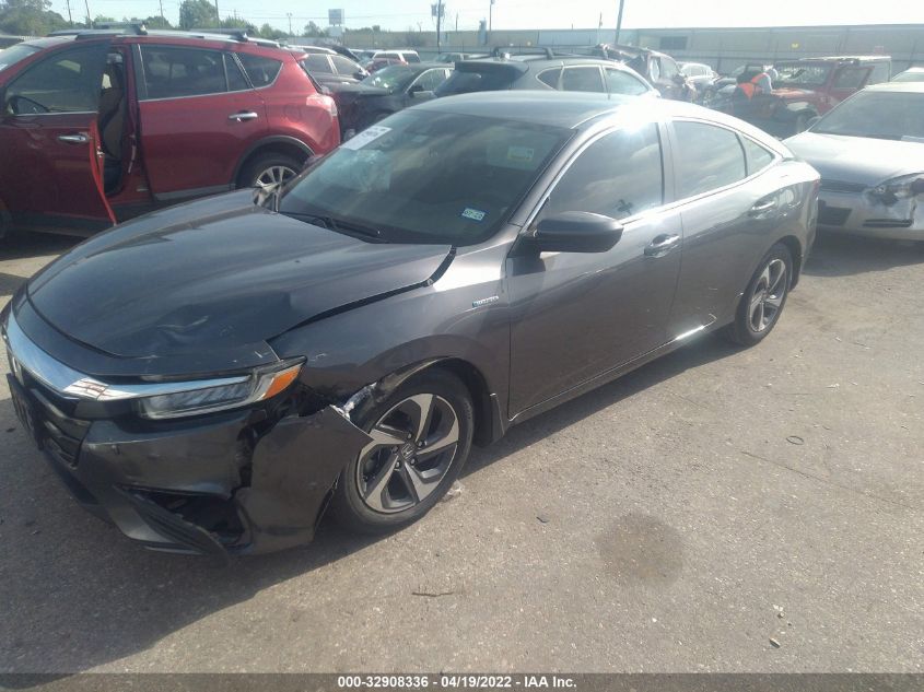 2019 HONDA INSIGHT EX 19XZE4F54KE021737