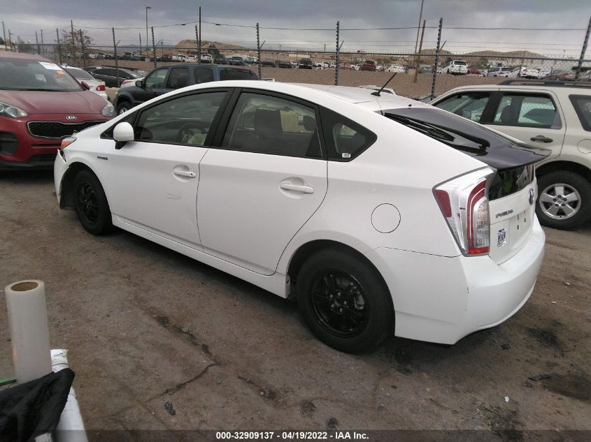 2013 TOYOTA PRIUS ONE/TWO/THREE/FOUR/FIVE JTDKN3DU4D5622621