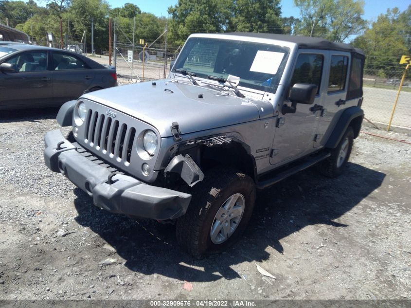 2017 JEEP WRANGLER UNLIMITED SPORT 1C4BJWDG2HL539407