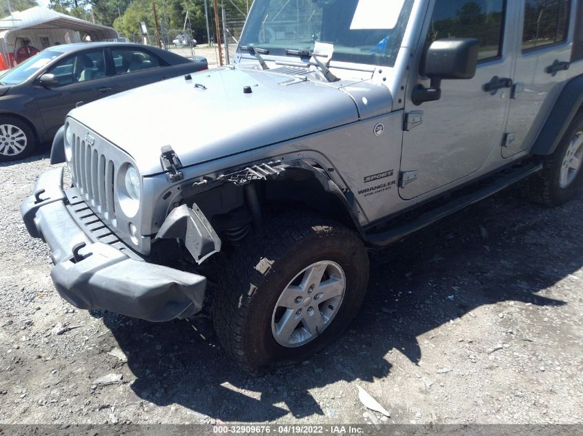 2017 JEEP WRANGLER UNLIMITED SPORT 1C4BJWDG2HL539407