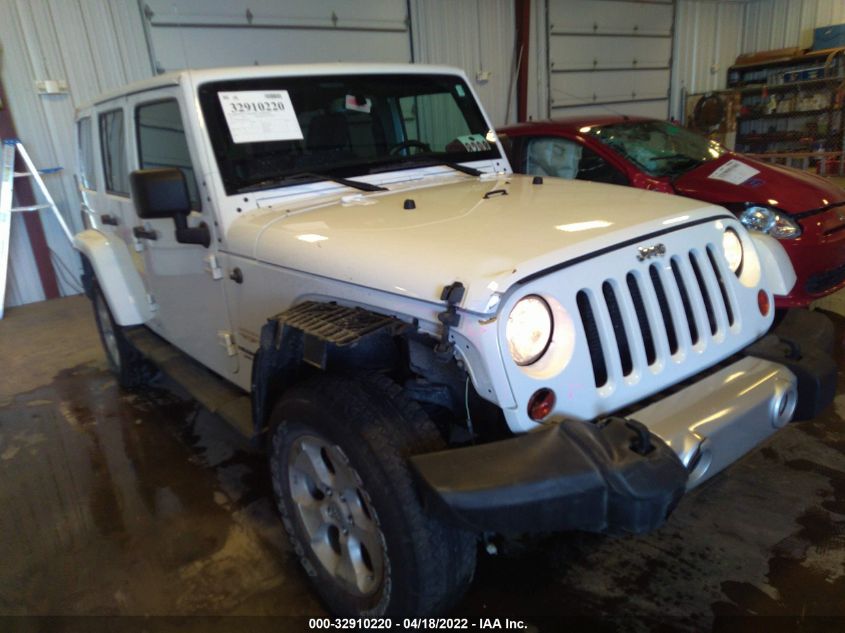 2013 JEEP WRANGLER UNLIMITED SAHARA 1C4BJWEG9DL613009