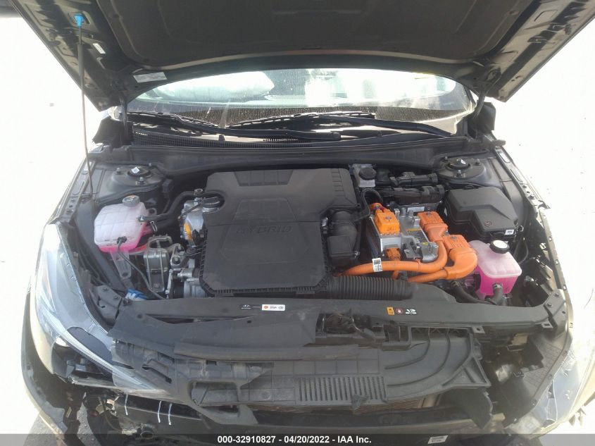 2021 HYUNDAI ELANTRA HYBRID BLUE KMHLM4AJ6MU005875