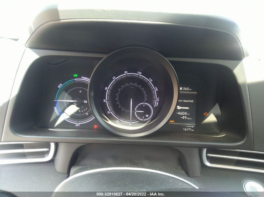 2021 HYUNDAI ELANTRA HYBRID BLUE KMHLM4AJ6MU005875