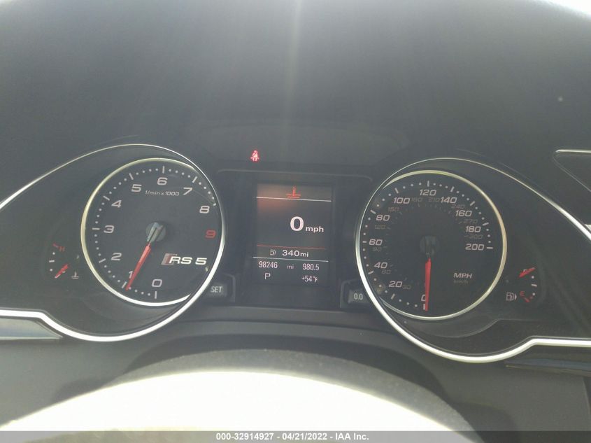 2013 AUDI RS 5 - WUAC6AFR3DA901373