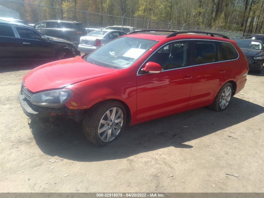 2014 VOLKSWAGEN JETTA SPORTWAGEN TDI W/SUNROOF 3VWML7AJ4EM608744