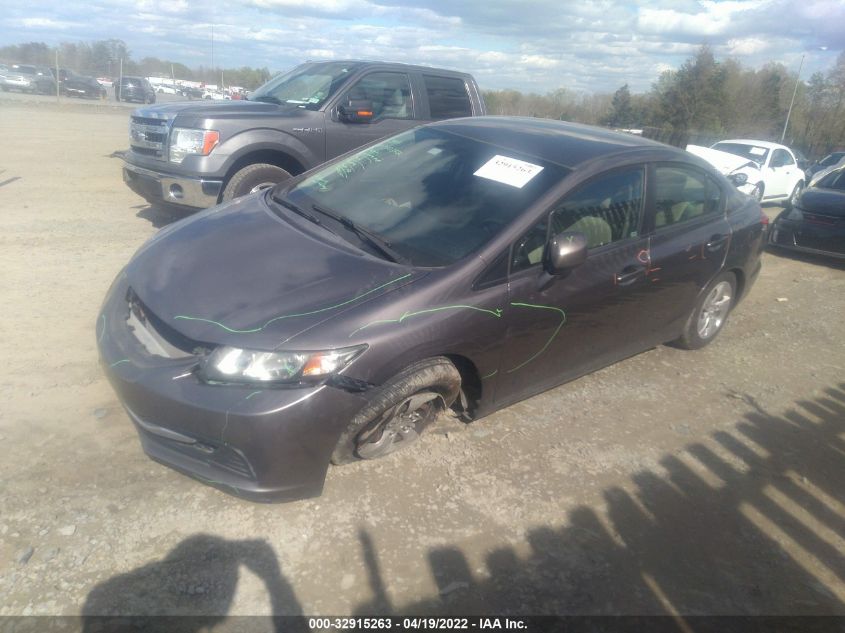 2013 HONDA CIVIC SDN LX 19XFB2F51DE225432