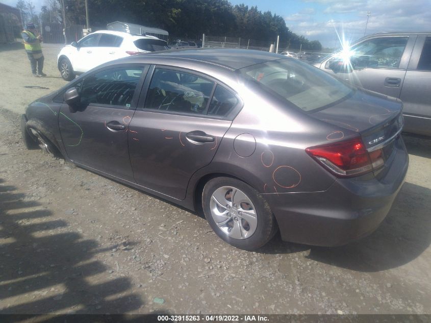 2013 HONDA CIVIC SDN LX 19XFB2F51DE225432