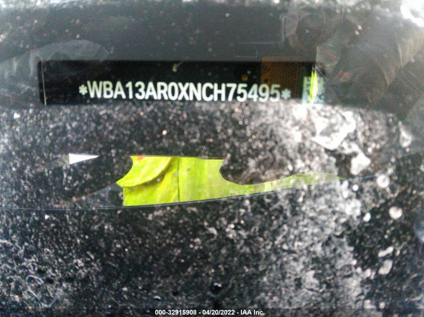 2022 BMW 4 SERIES M440I XDRIVE WBA13AR0XNCH75495