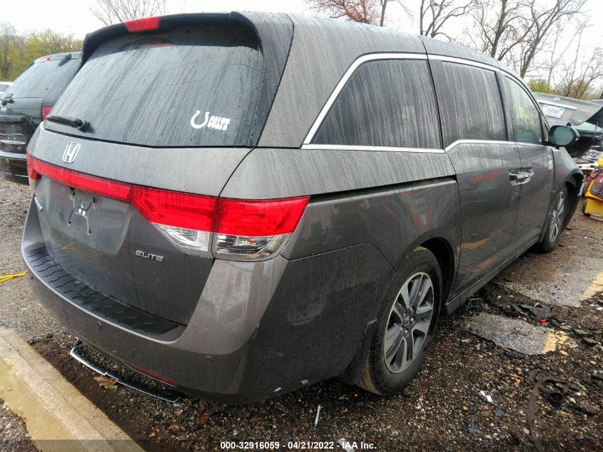 2014 HONDA ODYSSEY TOURING ELITE 5FNRL5H92EB104013