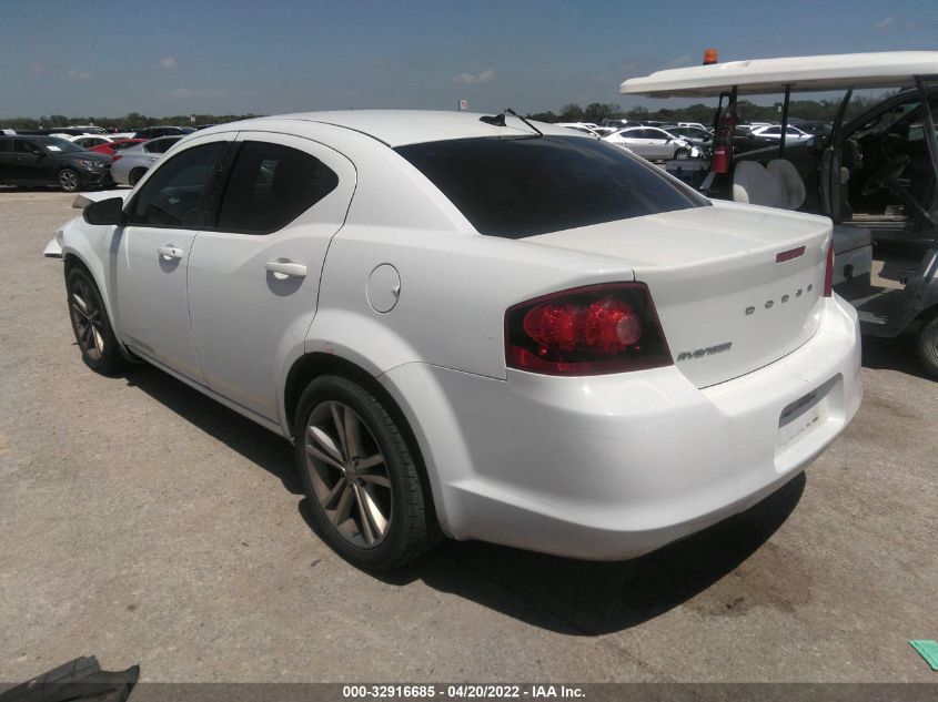 2014 DODGE AVENGER SE 1C3CDZAB9EN161550