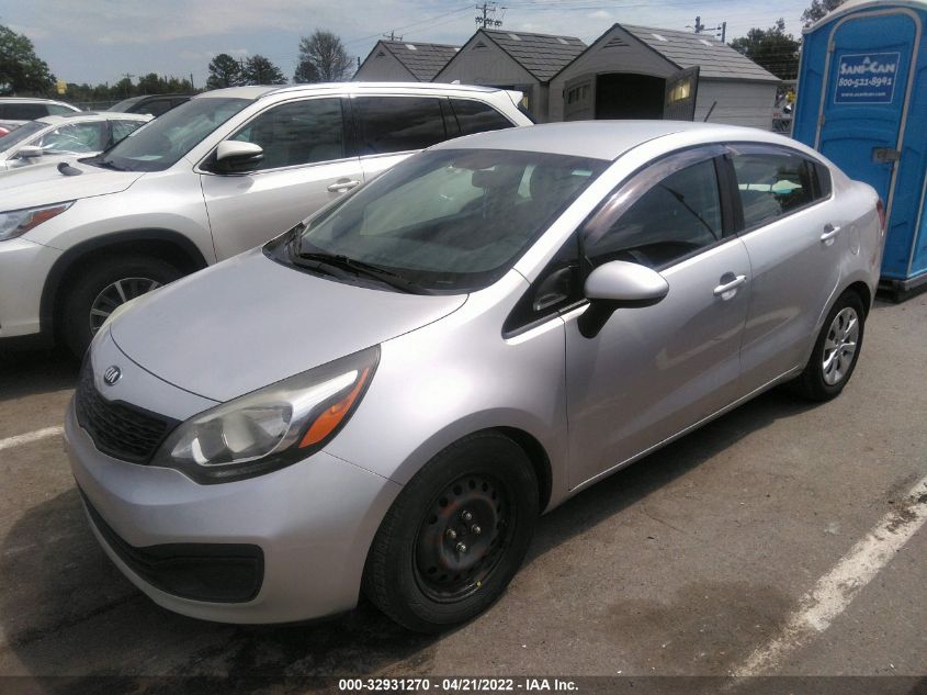 2014 KIA RIO LX KNADM4A32E6415487