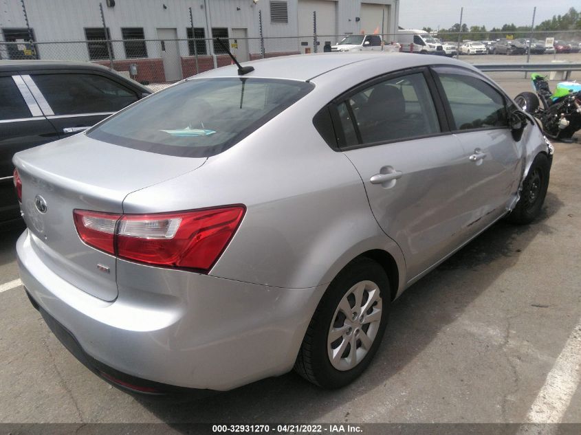 2014 KIA RIO LX KNADM4A32E6415487