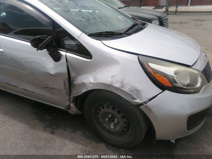 2014 KIA RIO LX KNADM4A32E6415487