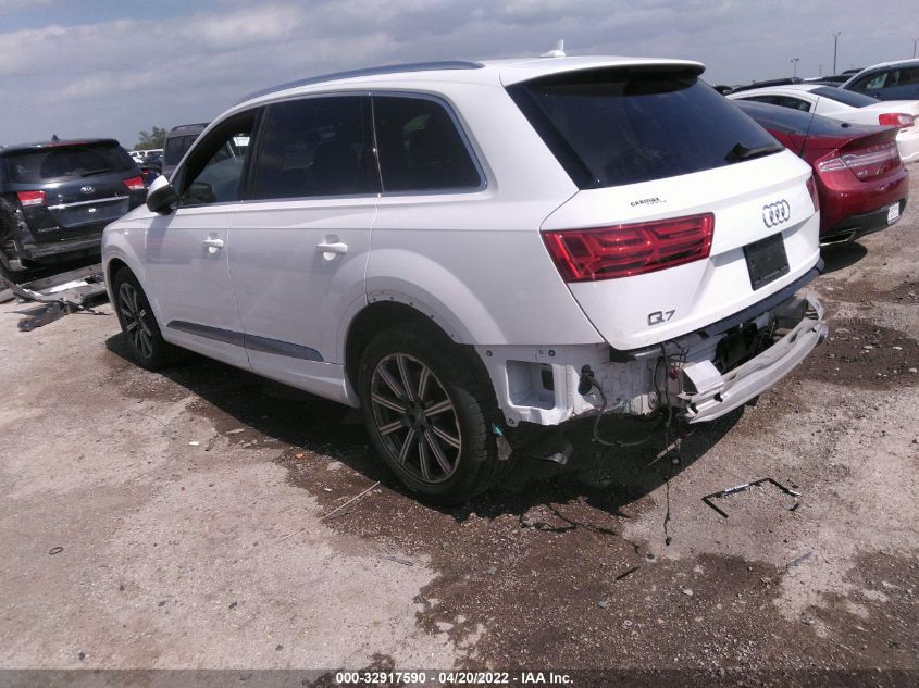 2017 AUDI Q7 PREMIUM PLUS WA1LHAF72HD045049