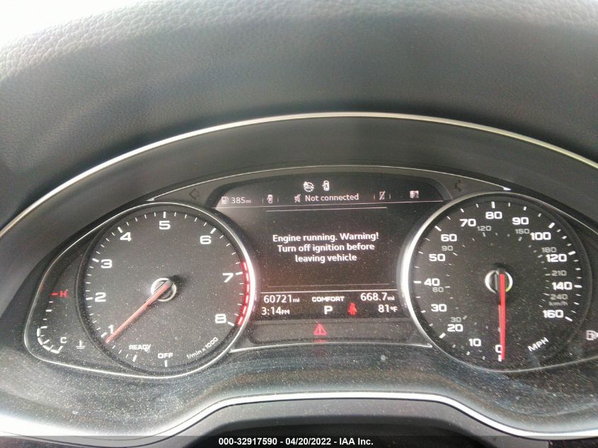 2017 AUDI Q7 PREMIUM PLUS WA1LHAF72HD045049