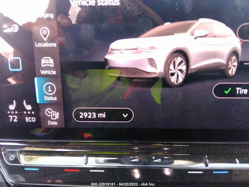 2021 VOLKSWAGEN ID.4 PRO S WVGKMPE24MP057214