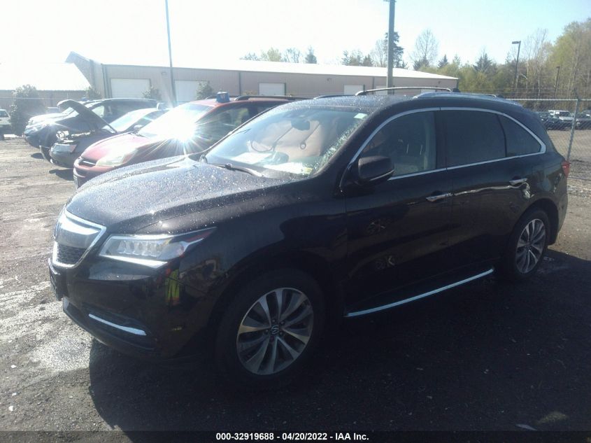 2014 ACURA MDX TECHNOLOGY 5FRYD4H61EB012463