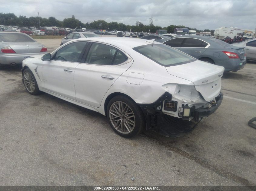 2020 GENESIS G70 2.0T KMTG64LAXLU056387