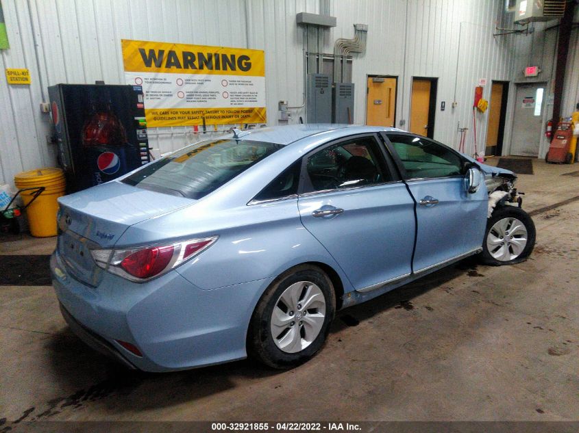 2014 HYUNDAI SONATA HYBRID KMHEC4A43EA113640