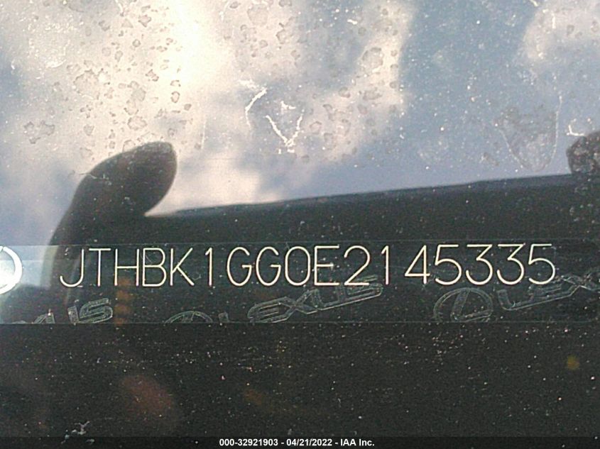 2014 LEXUS ES 350 JTHBK1GG0E2145335