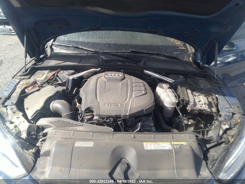 2019 AUDI A5 COUPE PREMIUM PLUS WAUTNAF54KA051048