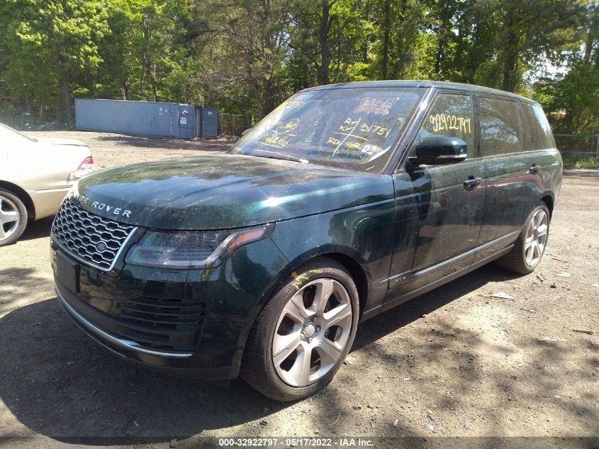 2019 LAND ROVER RANGE ROVER SALGS5RE1KA536501