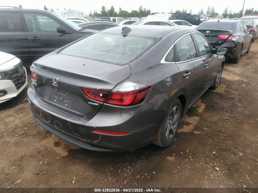 2020 HONDA INSIGHT EX 19XZE4F58LE006031