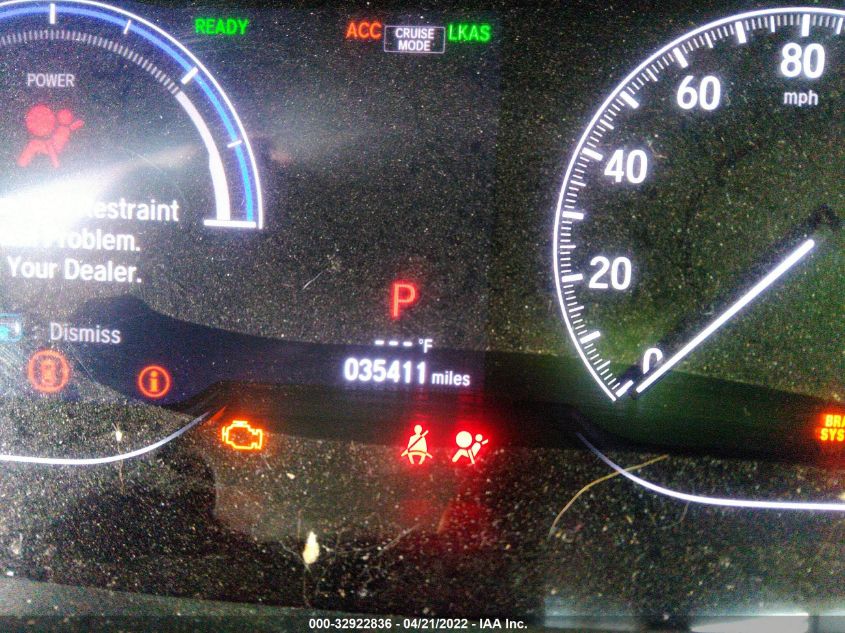 2020 HONDA INSIGHT EX 19XZE4F58LE006031