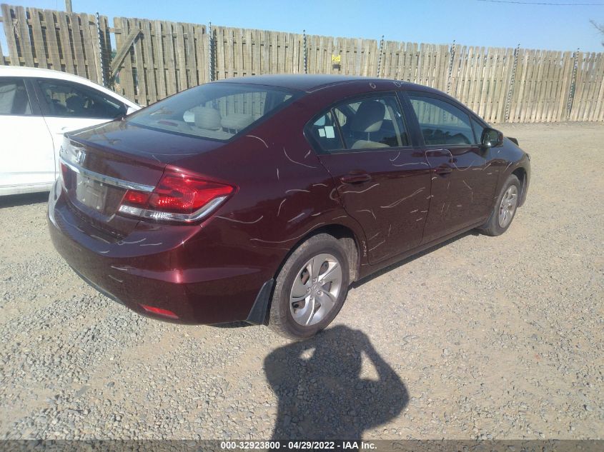 2013 HONDA CIVIC SDN LX 19XFB2F55DE092836