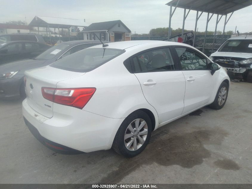 2013 KIA RIO EX KNADN4A33D6115808