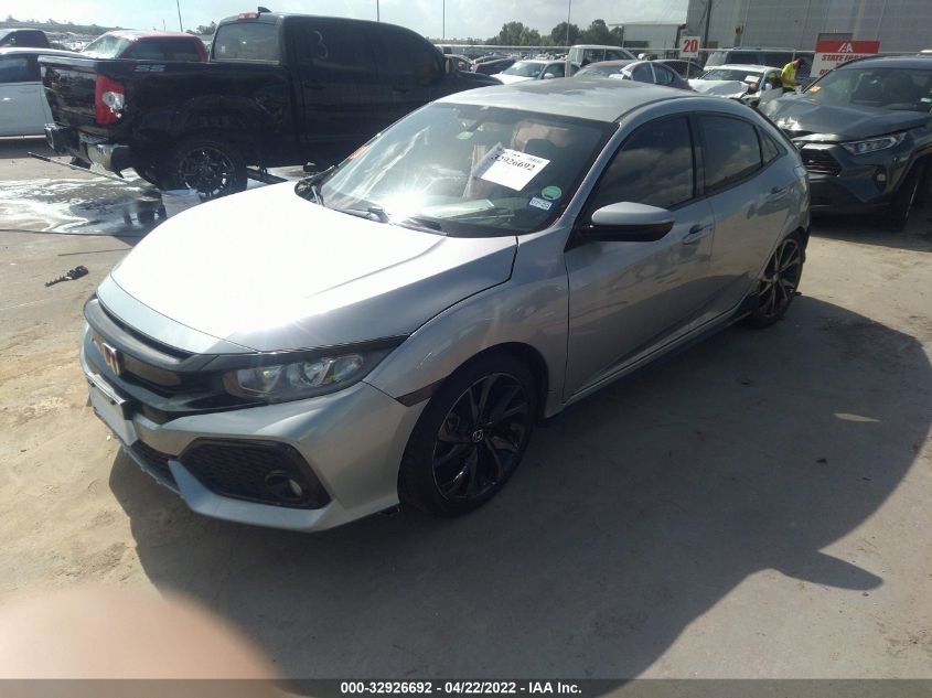 2017 HONDA CIVIC HATCHBACK SPORT SHHFK7H49HU208961