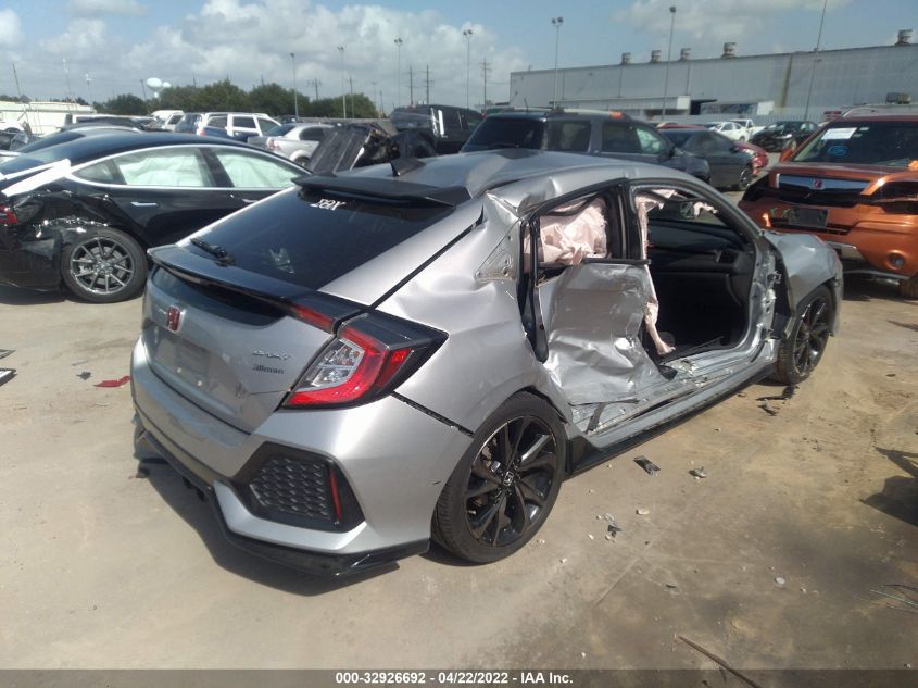 2017 HONDA CIVIC HATCHBACK SPORT SHHFK7H49HU208961