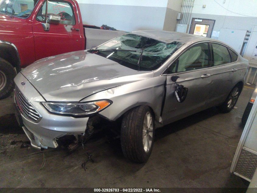 2019 FORD FUSION HYBRID SEL 3FA6P0MU1KR221201