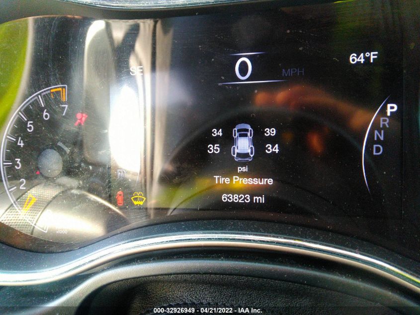 2016 JEEP GRAND CHEROKEE LAREDO 1C4RJEAG7GC335942