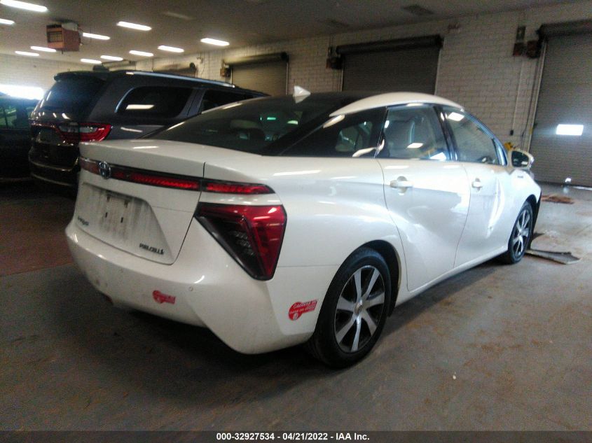 2017 TOYOTA MIRAI JTDBVRBD9HA001622
