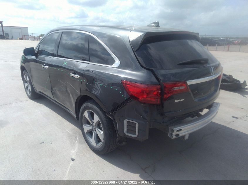 2014 ACURA MDX 5FRYD3H21EB006069