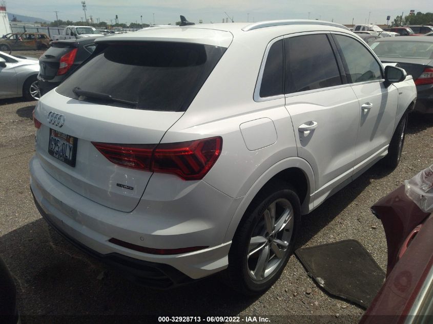 2022 AUDI Q3 S LINE PREMIUM PLUS WA1EECF38N1007980